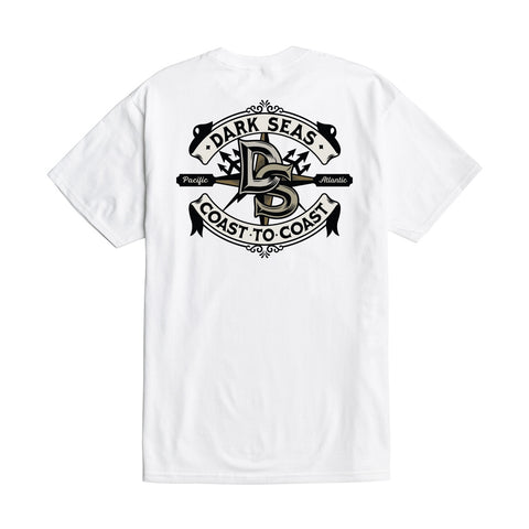 Dark Seas - Outer Limits-Tee — M / White