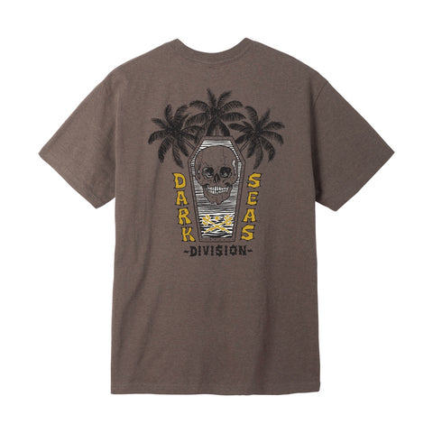 Dark Seas Foremost Blended T-Shirt 305100060 — M / Heather brown