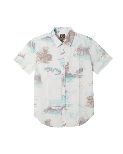 Dark Seas - Chesapeake SS Shirt 311500160 - M / Lt Blue