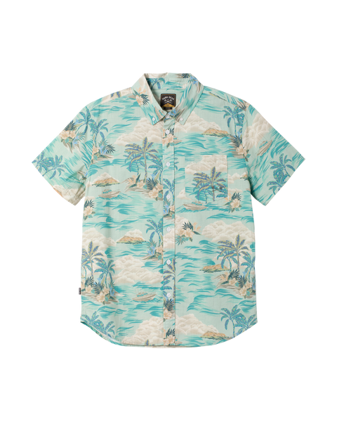 Dark Seas - Arvin SS Shirt 311500166 - M / Turquoise