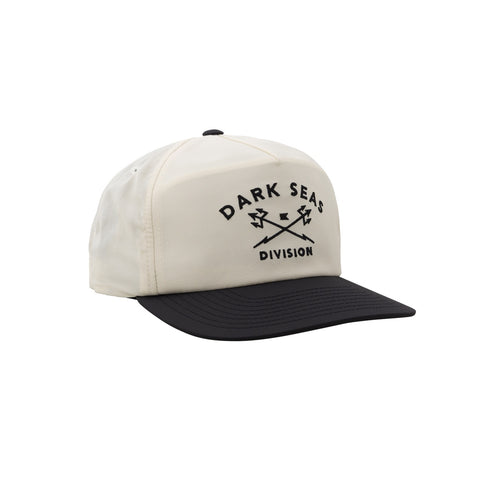 Dark Seas - Tridents Nylon Hat — OS / White/Black