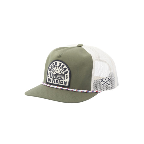 Dark Seas Enfield Hat 321000573 — OS / Green/White