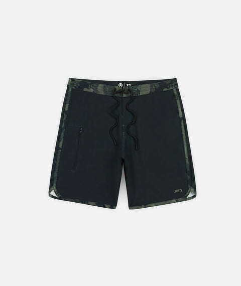 Jetty - Atlantic Boardshort (S26ATLA-M20021) — Graphite / 32