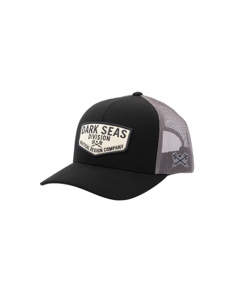Dark Seas - Transom Hat 321000579 — OS / Black/Silver