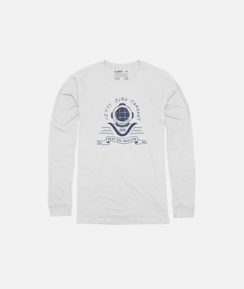 Jetty Sea Dweller UV Long Sleeve Shirt S26SEADT12007 — 2T / White