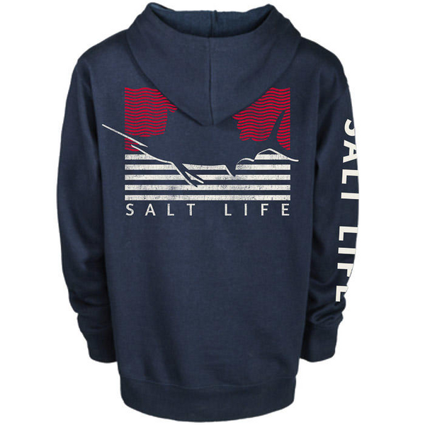 Salt Life Sailin Flag Youth Hoodie