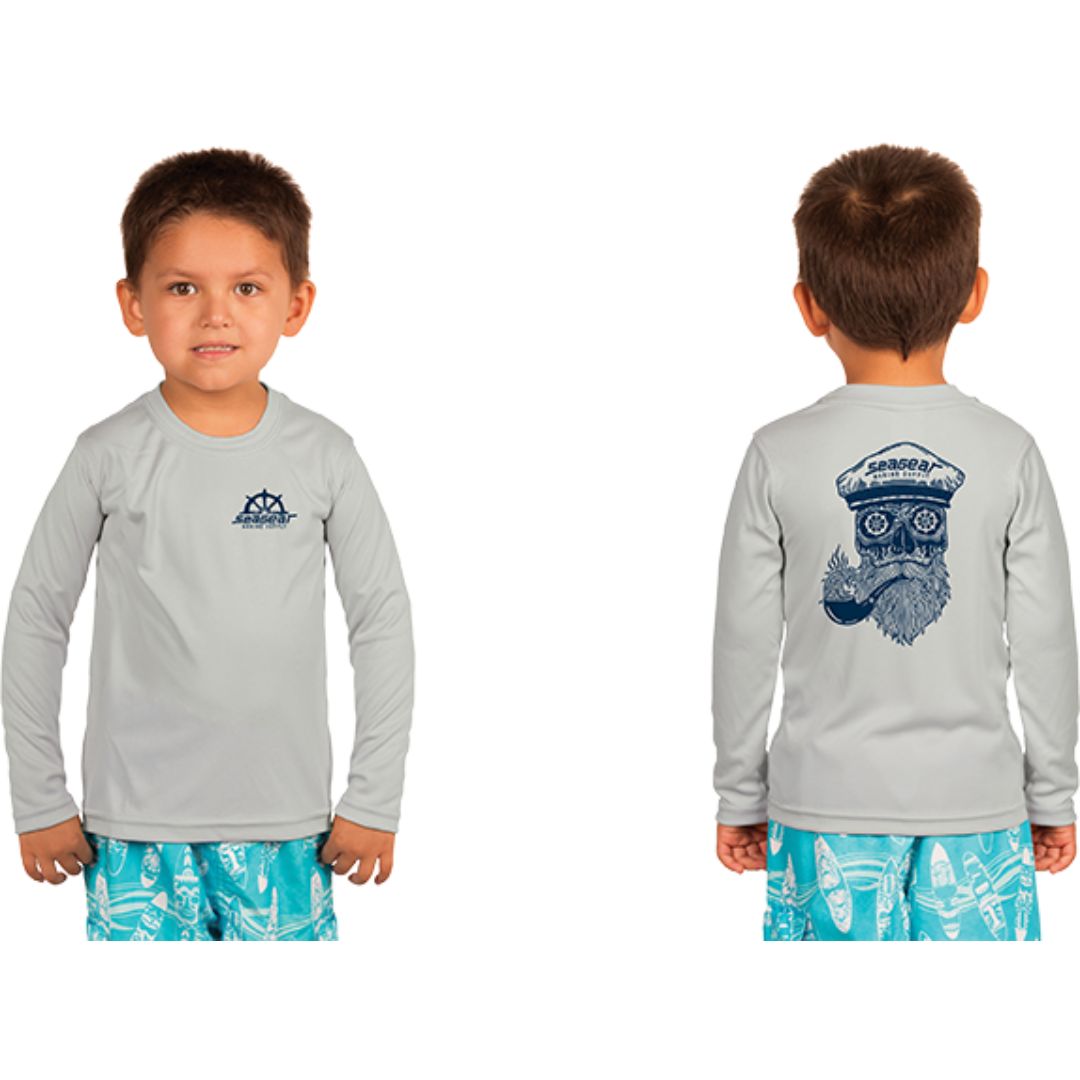 Huk Icon X Youth X-Small Sargasso Sea Long Sleeve Fishing Shirt 