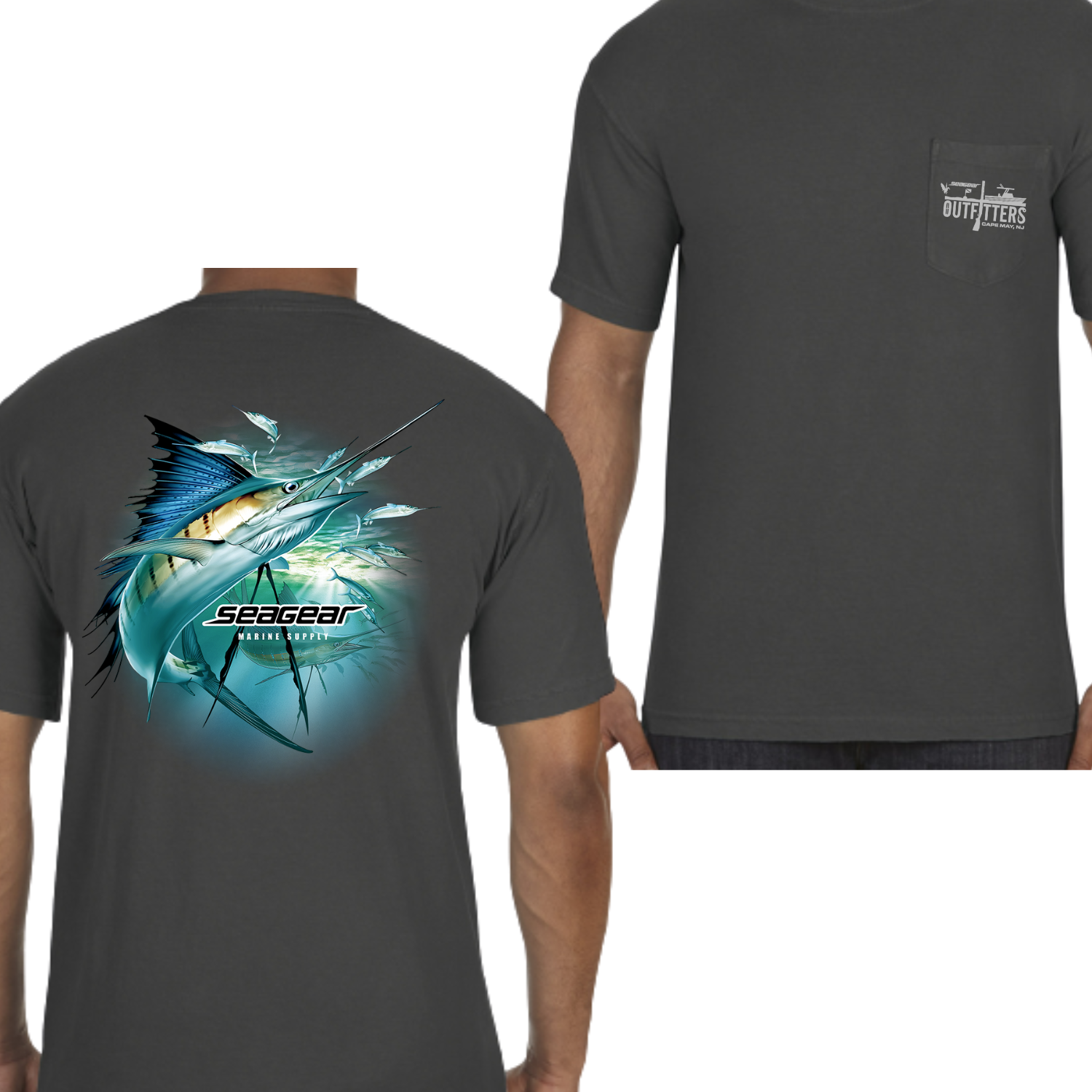 Men's Billfish Bolt L/S UV Fishing T-Shirt