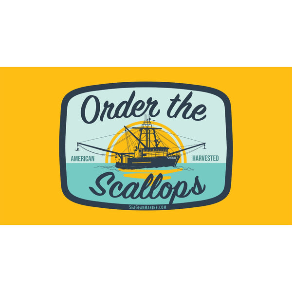 Sea Gear - Order The Scallops Beach Towel
