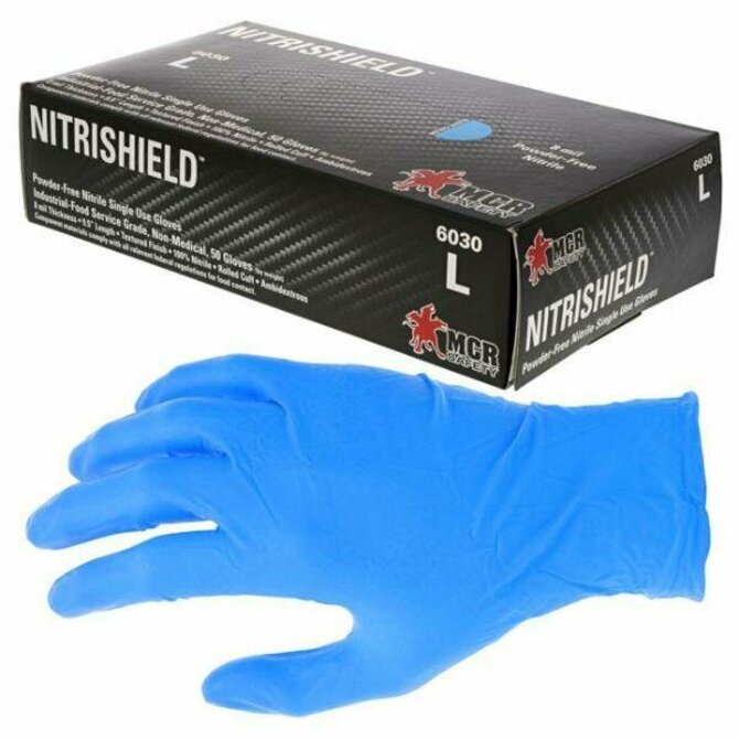 MCR Safety Latex Gloves Box XL