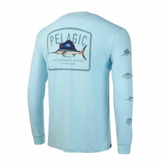 PELAGIC Long Sleeve Fishing Shirt Performance Fishing Jersey