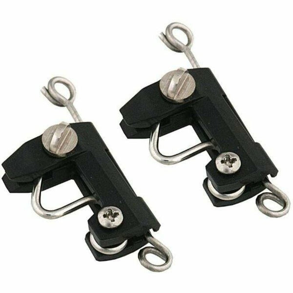 TACO - Set of 2 Black Zipper Clips