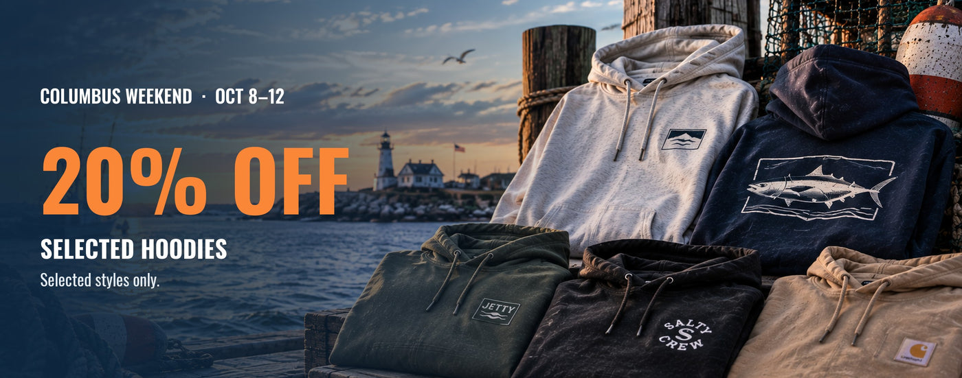 Columbus Weekend Sale: 20% off selected hoodies, Oct 8-12