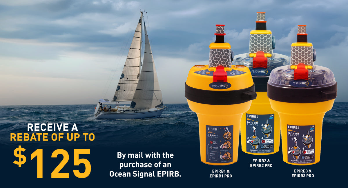 Ocean Signal EPIRB mail-in rebate up to $125
