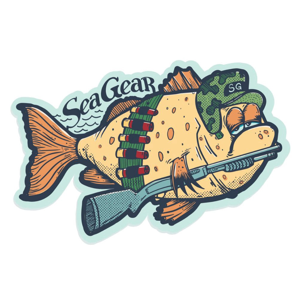 Sea Gear Apparel - Grumpy Fish Sticker