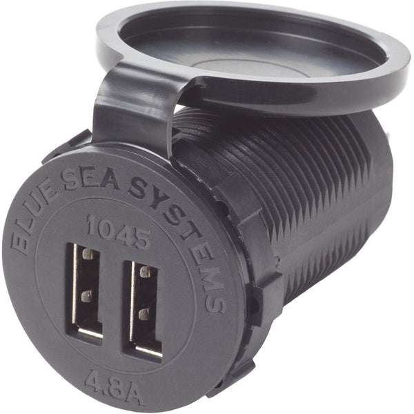 Blue Sea Dual Usb Socket 12-24Vdc