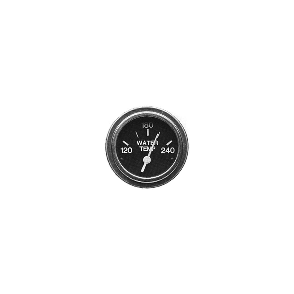 Sierra Heavy Duty Series 2" Electric 120-240 F Dial Range Water Temperature Gauge & Requires "D" Sender Code