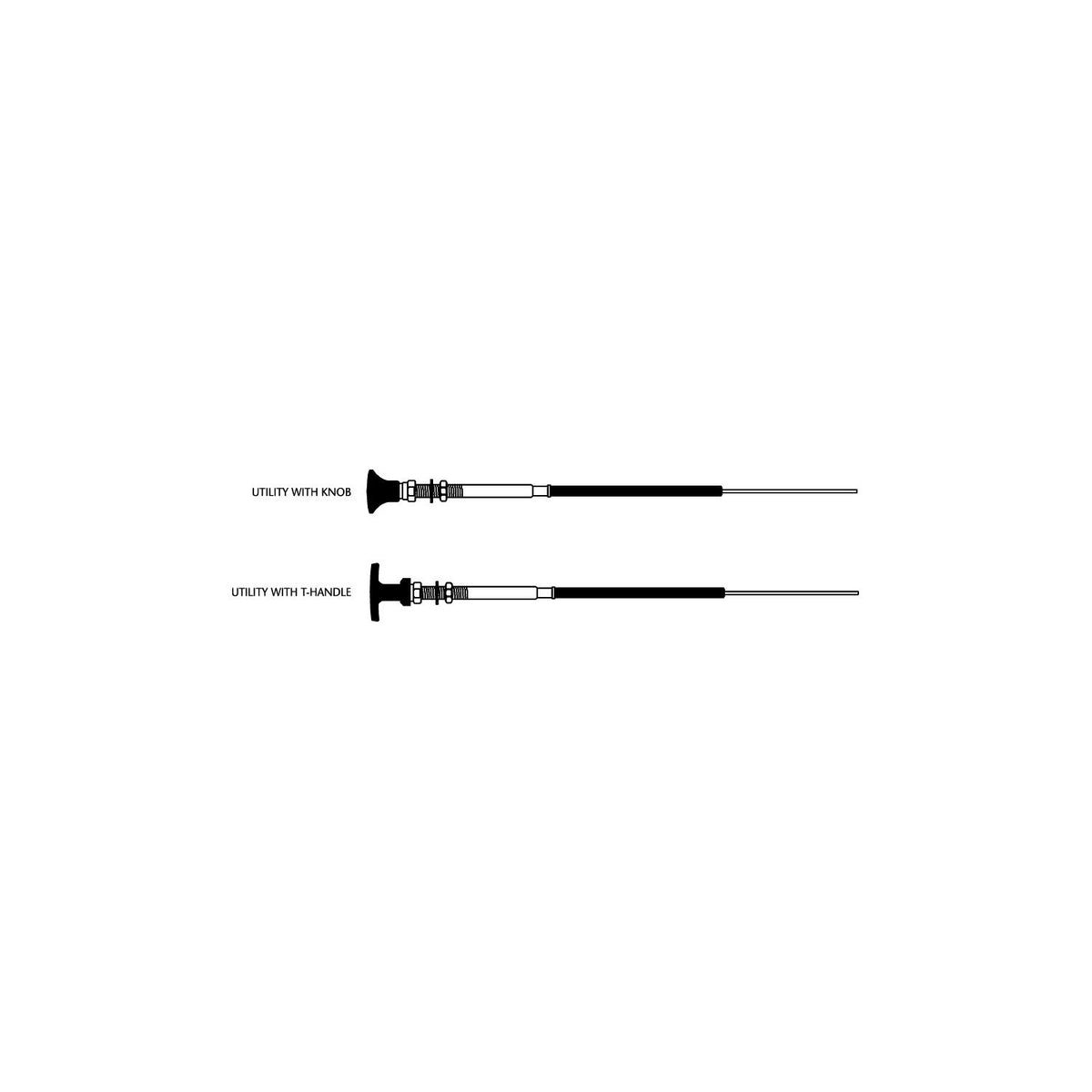 Dometic SeaStar Solutions 33LU Control Cablew/Knob/T-handle CC34320
