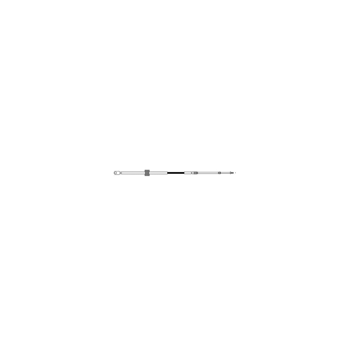 Dometic SeaStar Solutions OMC/Volvo TFXtreme Control Cable Assembly CCX74014