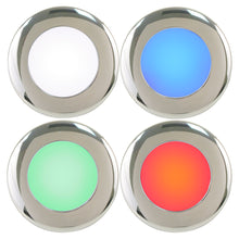 Scandvik A2.5 4 Color Downlight with SS Trim - 8-30V