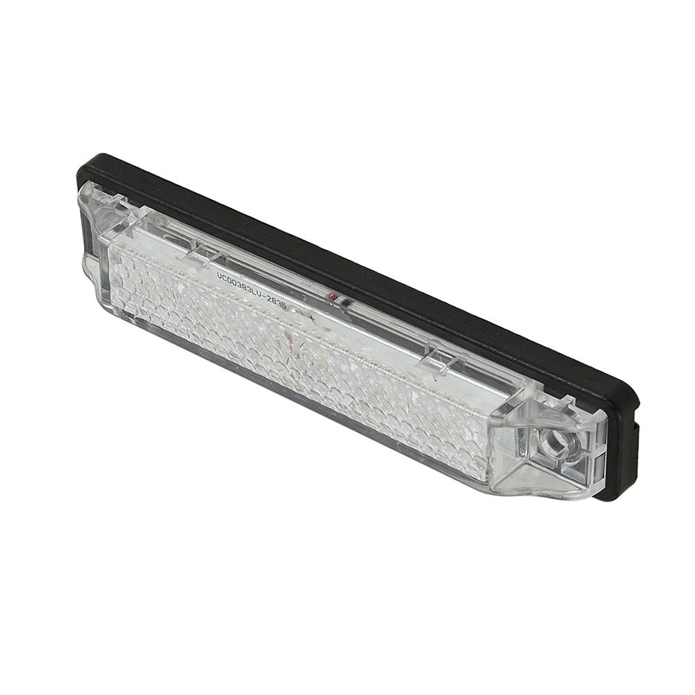 Scandvik 4" LED Light Strip - White with Gasket - 12V