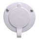 Scandvik White Vertical Cup & Cap for Scandvik PN 1075
