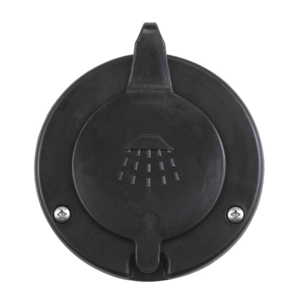 Scandvik Black Cap & Container for Scandvik Recessed Shower