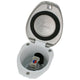 Scandvik Recessed T-Handle Mixing Valve - SS with White Cup