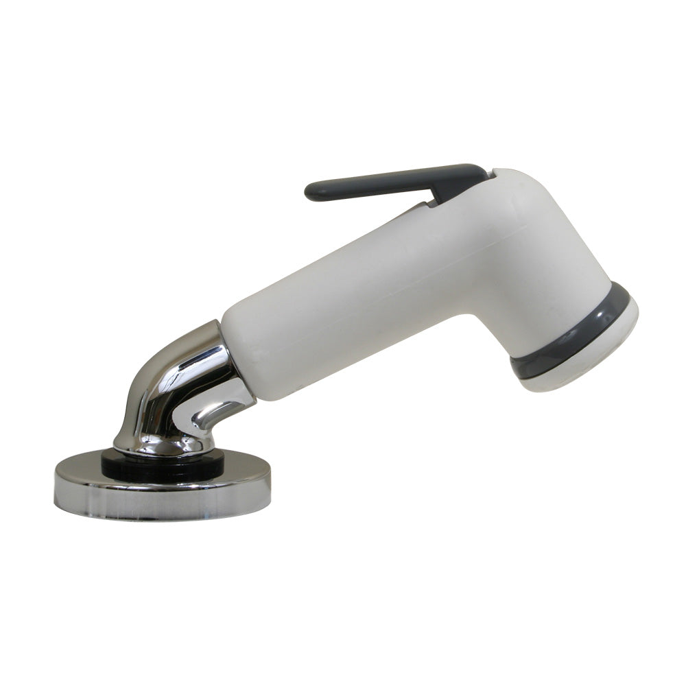 Scandvik Elbow Sprayer - Handle Pull Out - White with 6' Hose