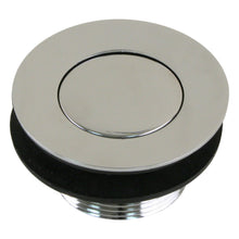 Scandvik Sink Drain with Flip Stopper - Chrome Plated Brass