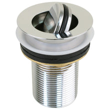 Scandvik Sink Drain with Flip Stopper - Chrome Plated Brass
