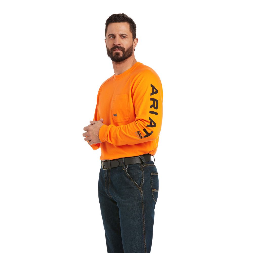 Ariat - Rebar Cotton Strong Graphic LS T-Shirt