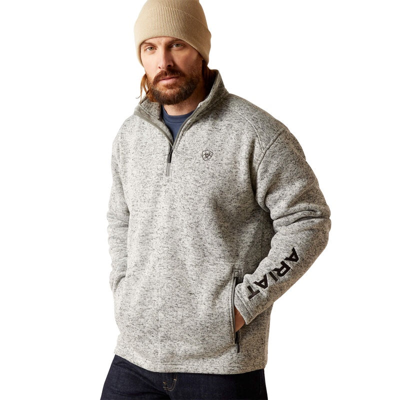 Ariat - Caldwell Logo 1/4 Zip Sweater
