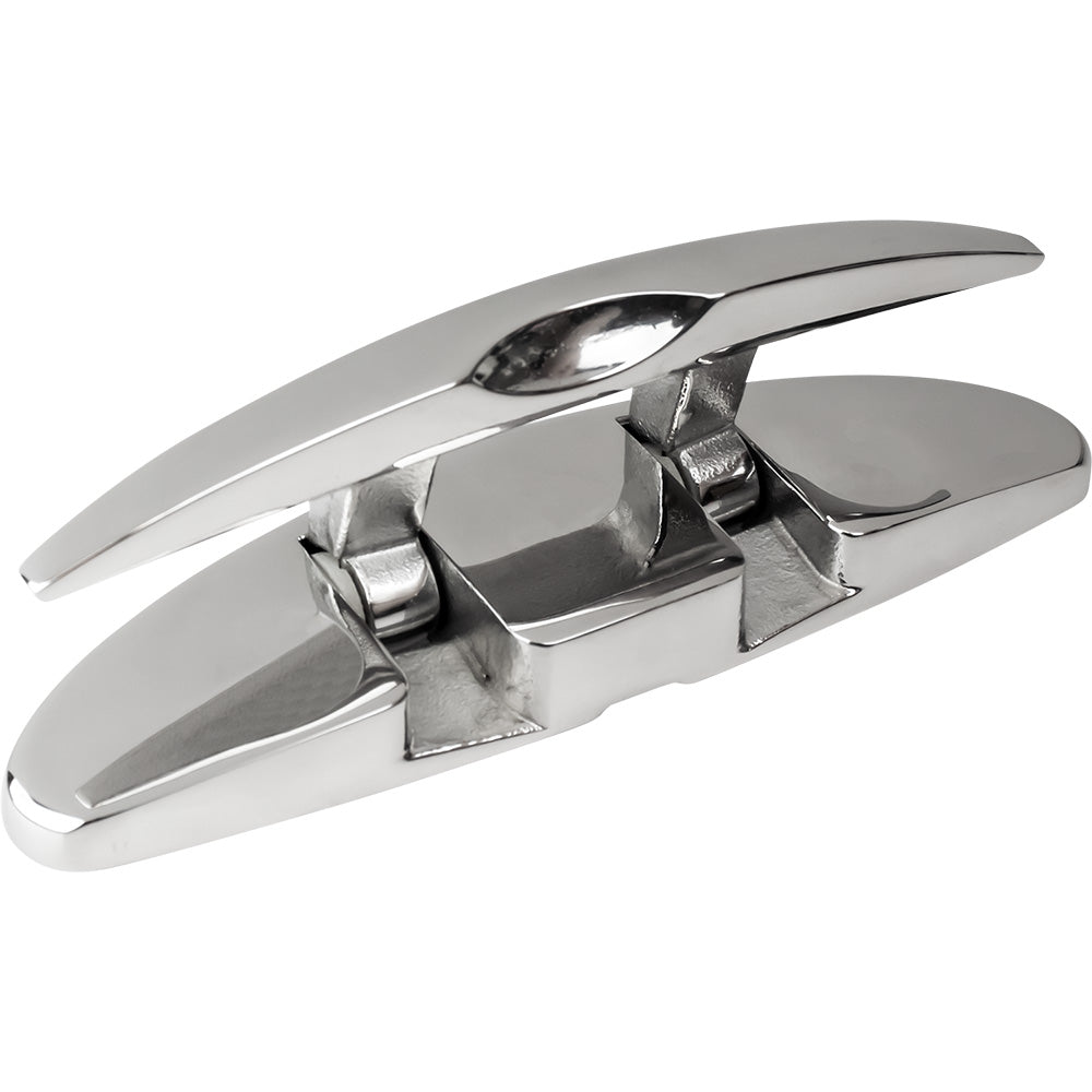 Sea-Dog 5" Oval SS Folding Cleat with Hidden Hex Bolts