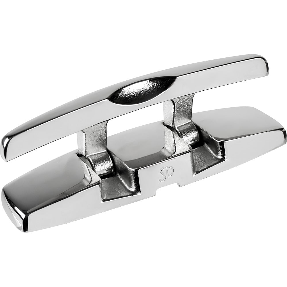 Sea-Dog 6" Rectangle SS Folding Cleat with Hex Bolts