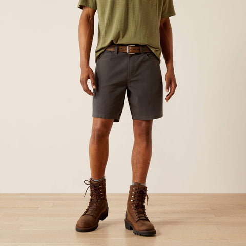 Ariat - MNS Rebar DuraStretch Made Tough 8" Short — Rebar Grey / 38