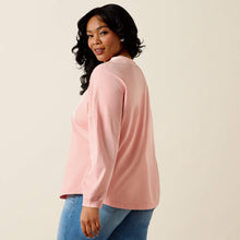 Ariat - Womens Canvas Oversized Long Sleeve T-Shirt