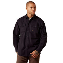 Ariat - Men's Rebar Flannel Twill Snap Work Shirt