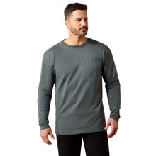 Ariat - Men's Rebar Cotton Strong Whale Shield Long Sleeve T-Shirt