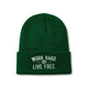 Ariat - Adult Rebar Work Hard Live Free Embroidery Beanie