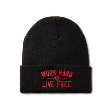 Ariat - Adult Rebar Work Hard Live Free Embroidery Beanie