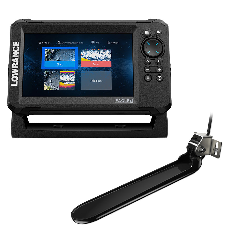 Lowrance Eagle 7 with TripleShot Transducer & U.S. Inland Charts
