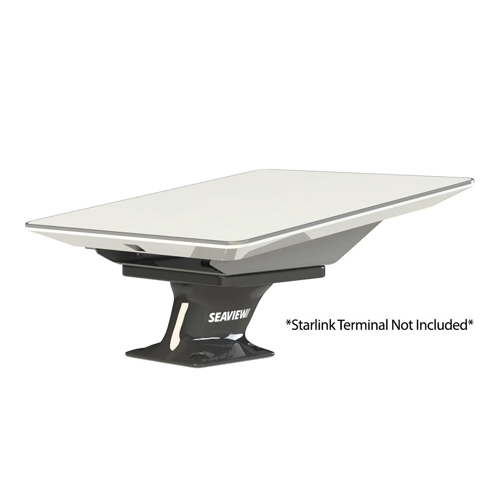 Seaview Starlink High Performance 5" Pedestal Mount with ADASTLKA Starlink Top Plate - Black