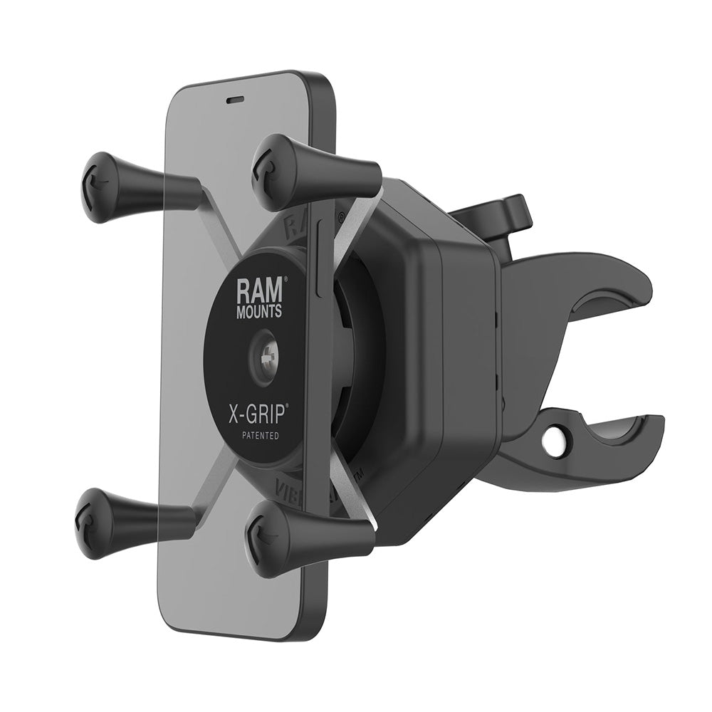 RAM Mount RAM® X-Grip® Phone Mount with Vibe-Safe™ & Small Tough-Claw™