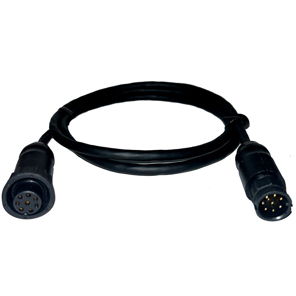Echonautics 1M Adapter Cable with Female 8-Pin Garmin Connector for Echonautics 300W, 600W & 1kW Transducers