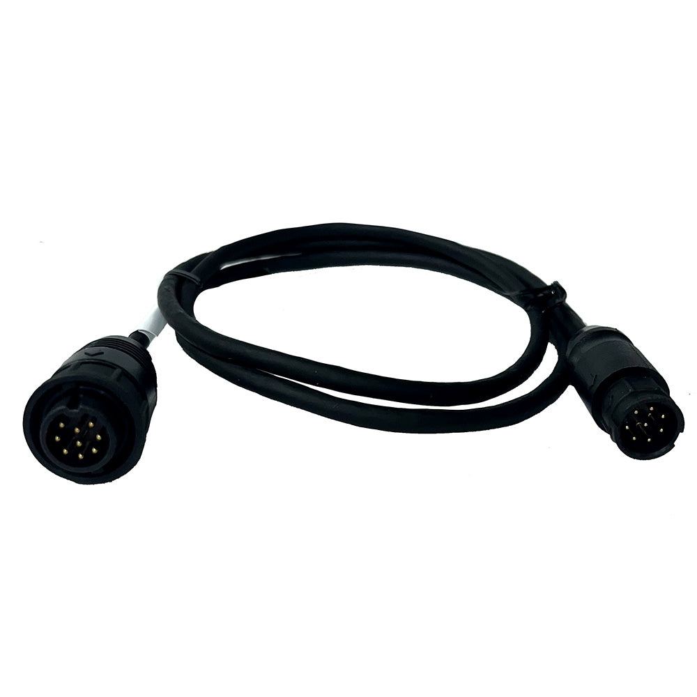 Echonautics 1M Adapter Cable with Male 9-Pin Navico Connector for Echonautics 300W, 600W & 1kW Transducers