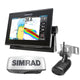 Simrad GO9 XSE Combo with Transom Mount Transducer 83/200 kHz & HALO20 Package