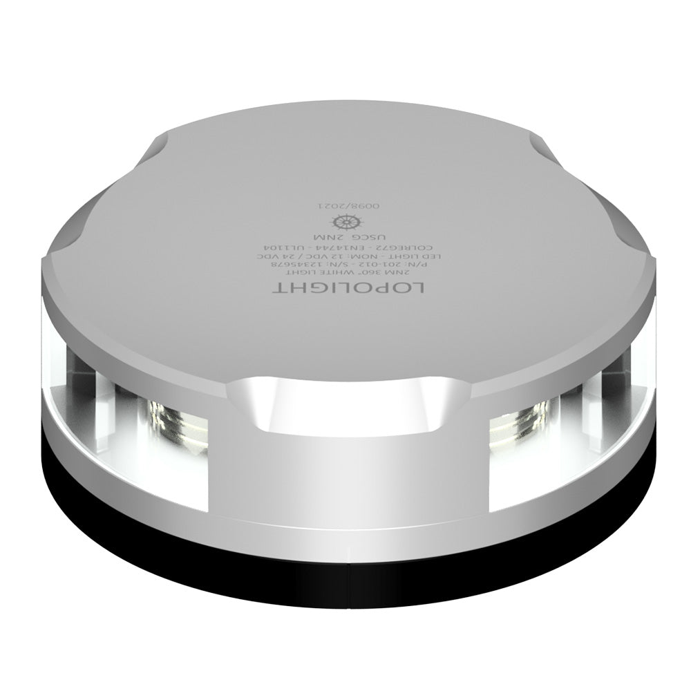 Lopolight Masthead/360-Degree Light - 3NM - Silver Housing with FB Base