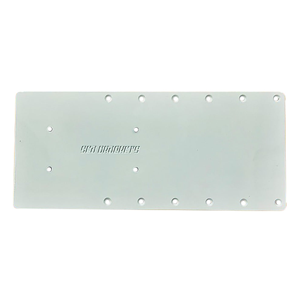 Sea Brackets 16" Straight Trolling Motor Plate for Garmin Kraken