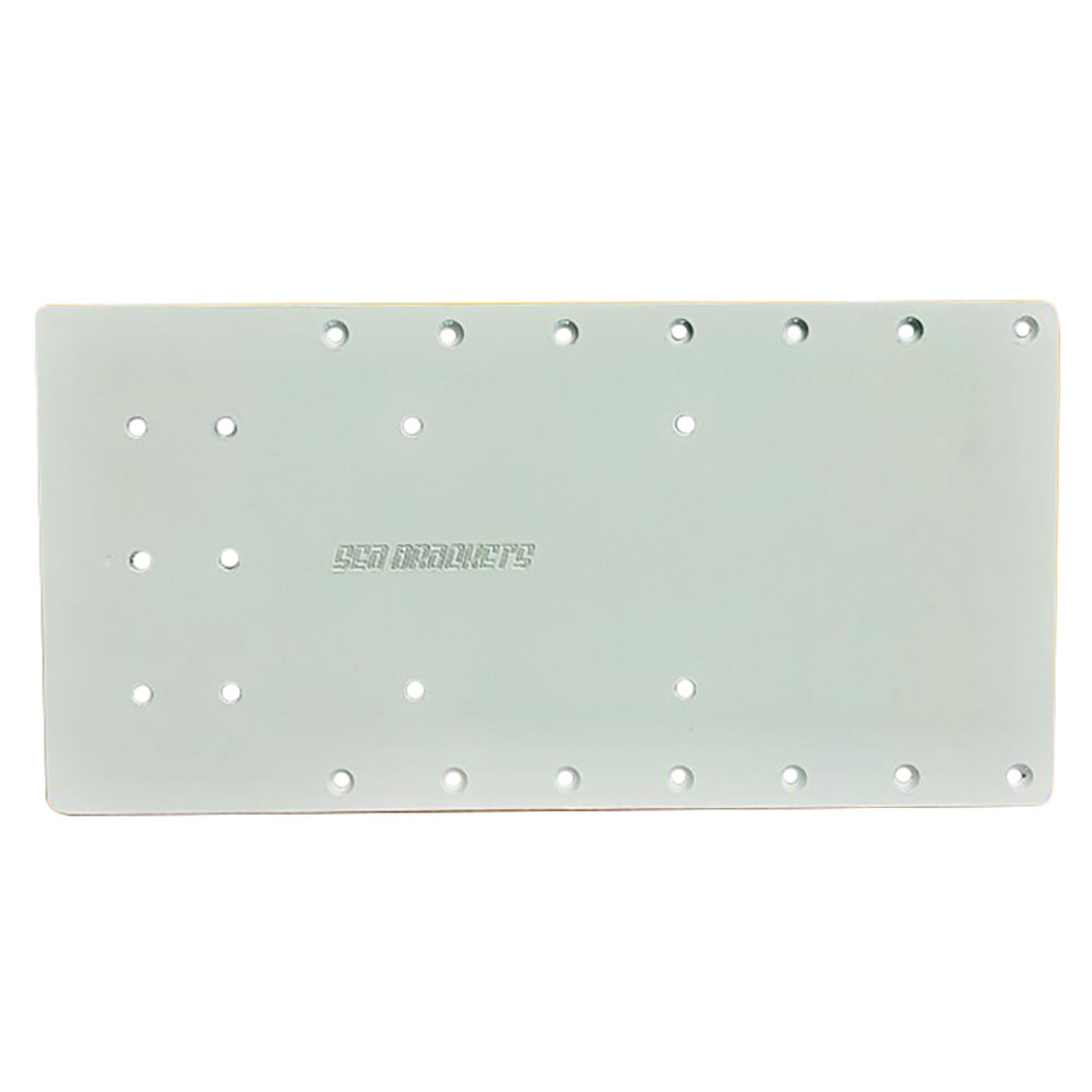 Sea Brackets 20" Straight Trolling Motor Plate for Minn Kota Quest